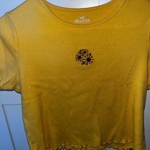 Hollister Crop top with flowers